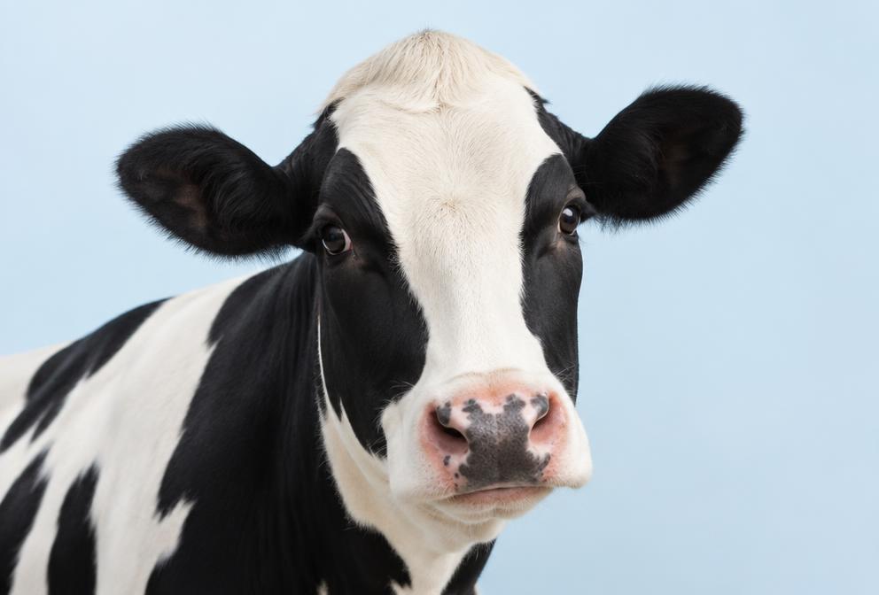 Holstein dairy cow portrait